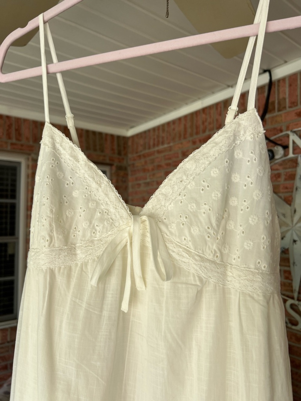 No Boundaries Off White Maxi Sundress with Adjustable Straps